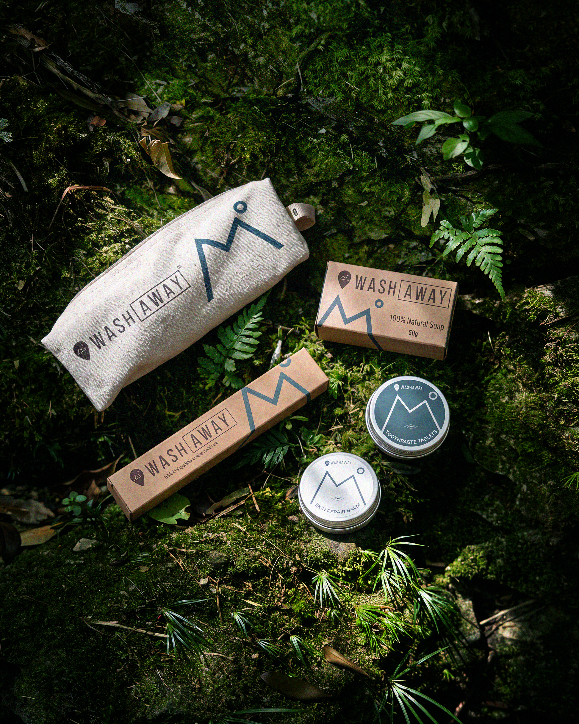 washaway® Hygiene Travel Kit — Signature