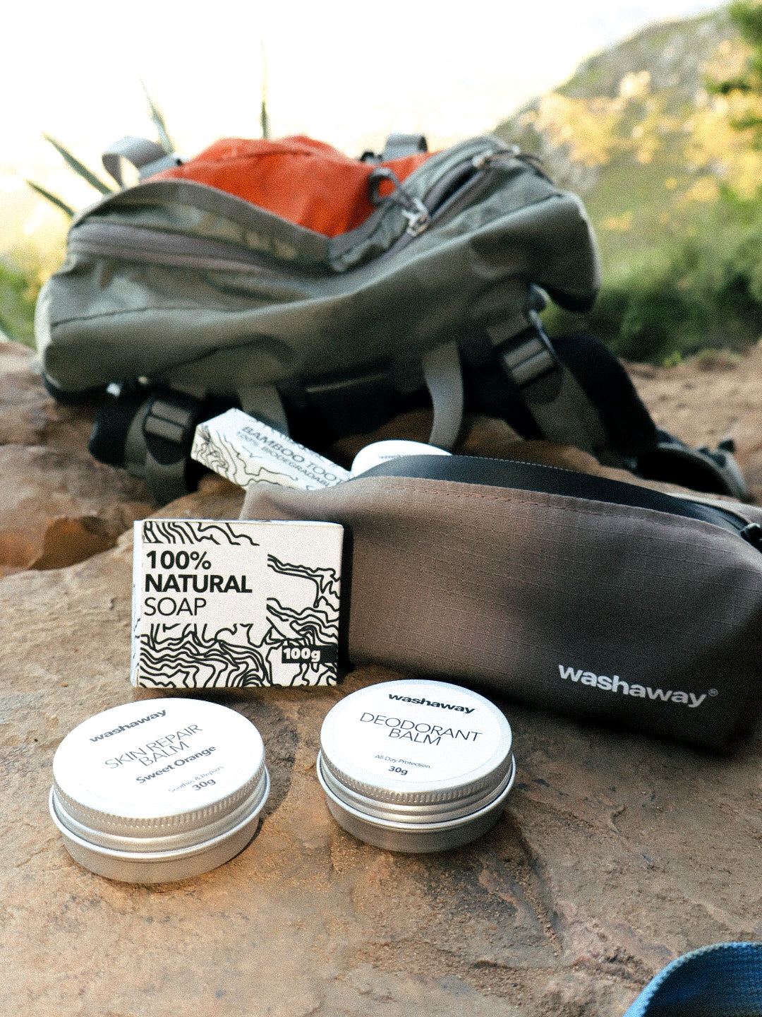 washaway® Hygiene Travel Kit – Explorer