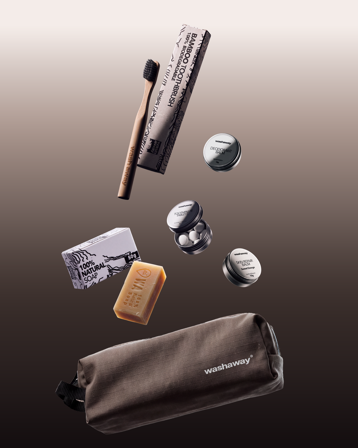washaway® Hygiene Travel Kit – Explorer
