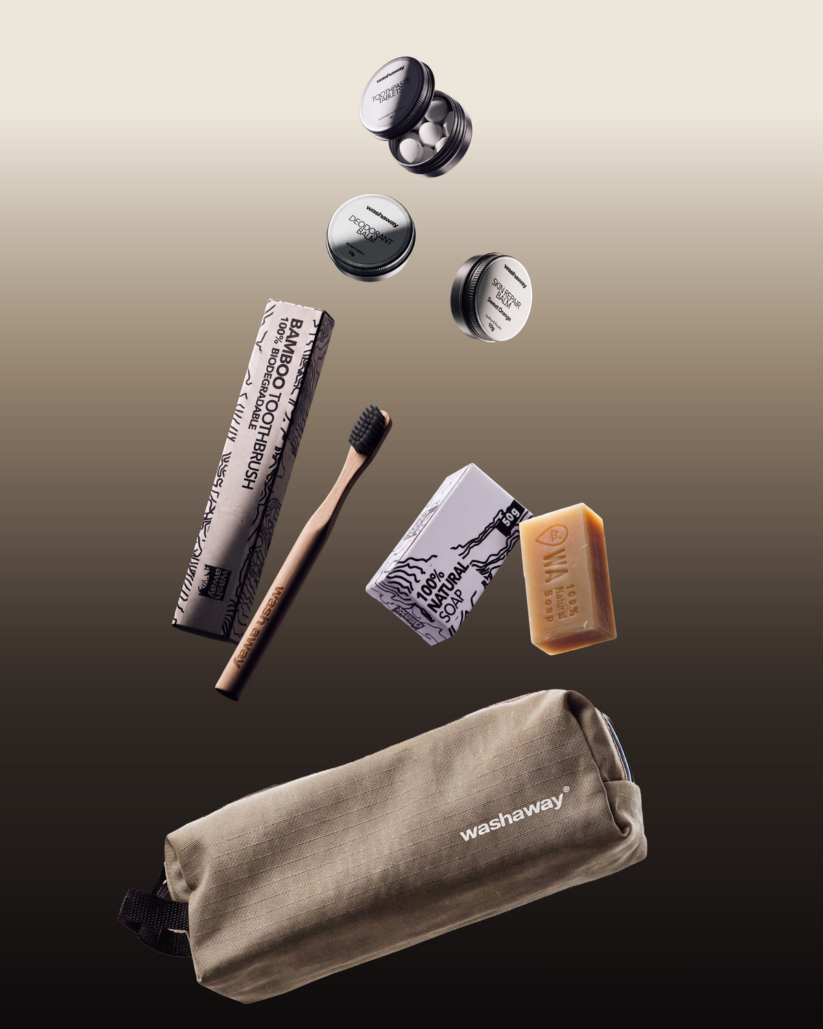 washaway® Hygiene Travel Kit – Explorer
