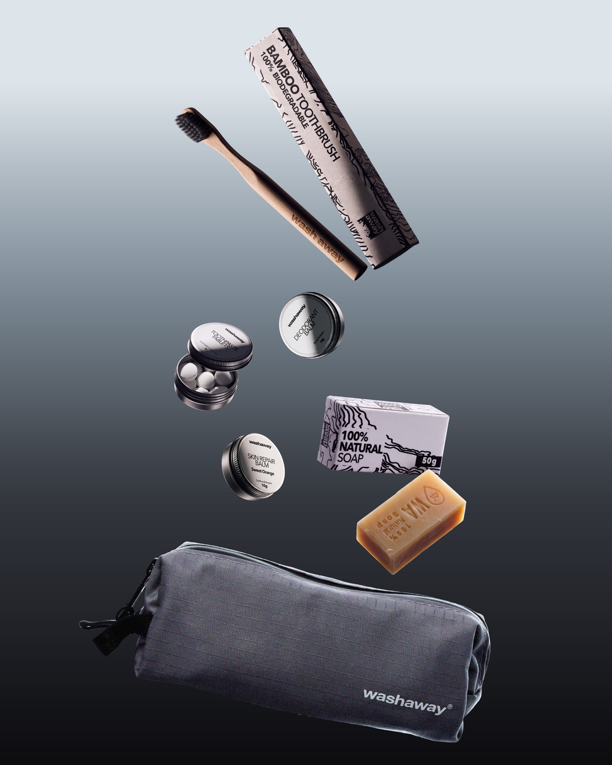washaway® Hygiene Travel Kit – Explorer