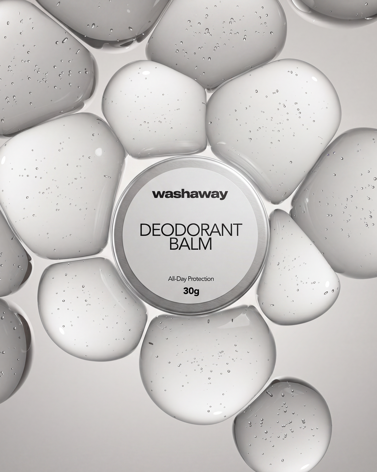 washaway® Travel Deodorant Balm – Natural & Compact