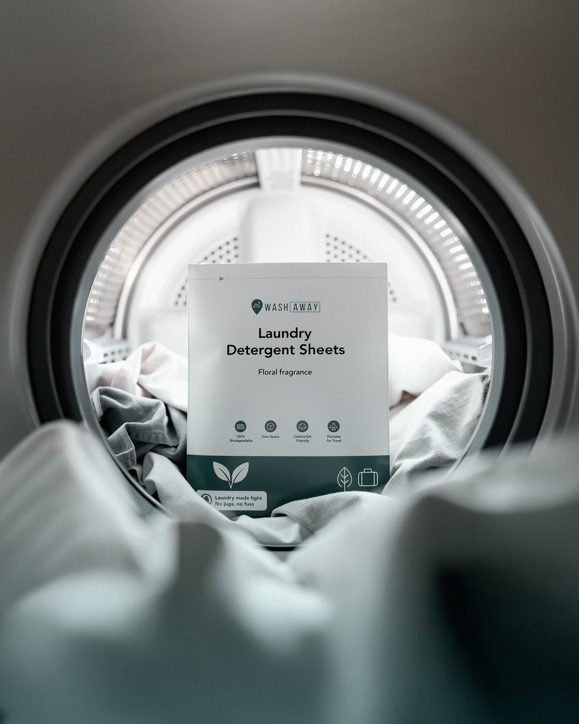 Wash Away Eco Laundry Sheets — 20 Pack | Up to 40 washes
