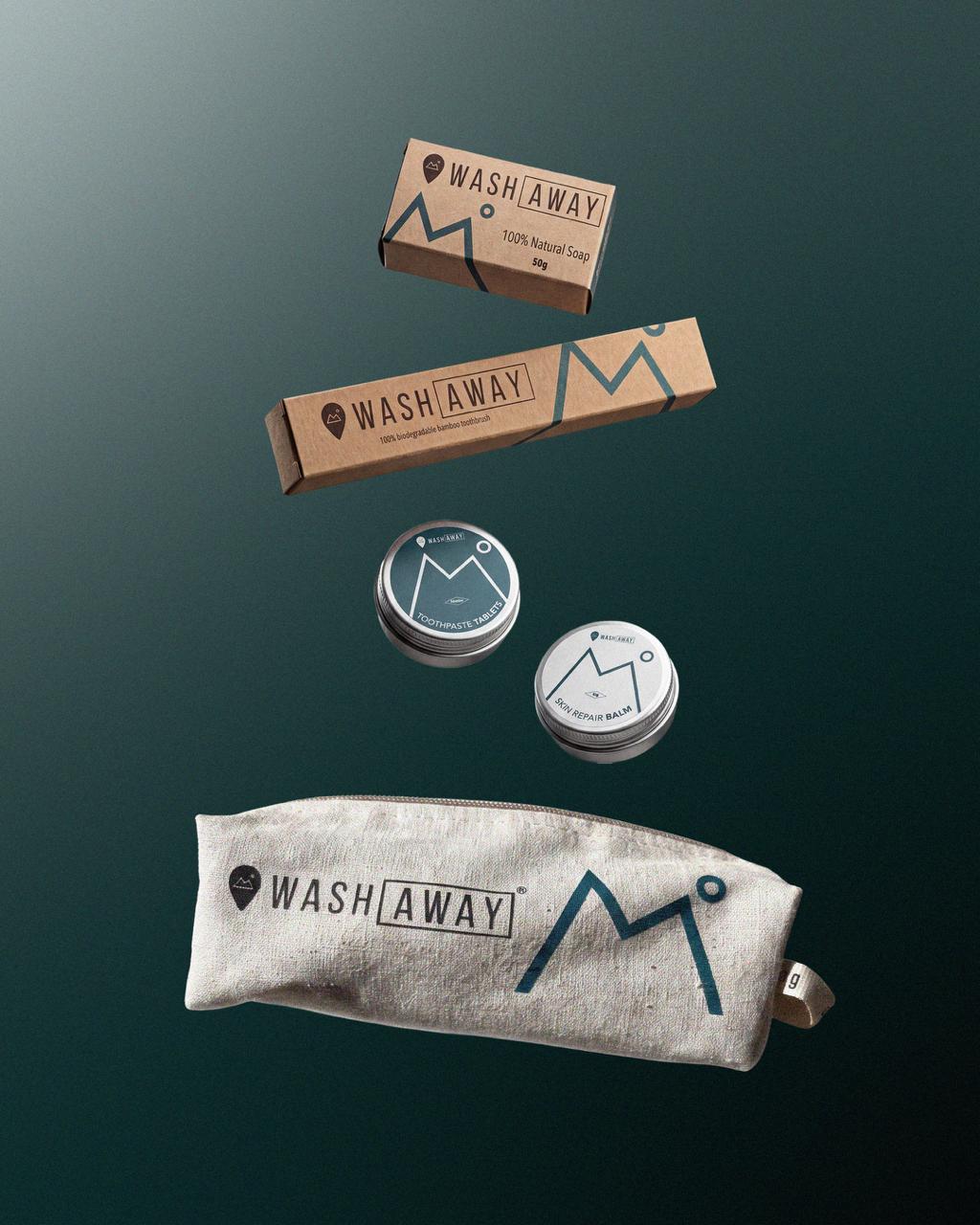 washaway® Hygiene Travel Kit — Signature
